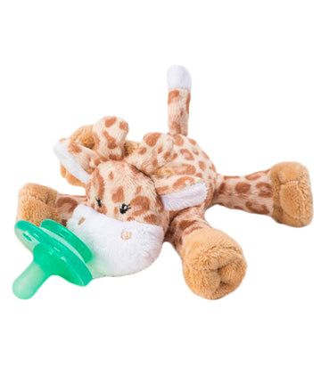 Georgie Giraffe Paci - Pink and Brown Boutique