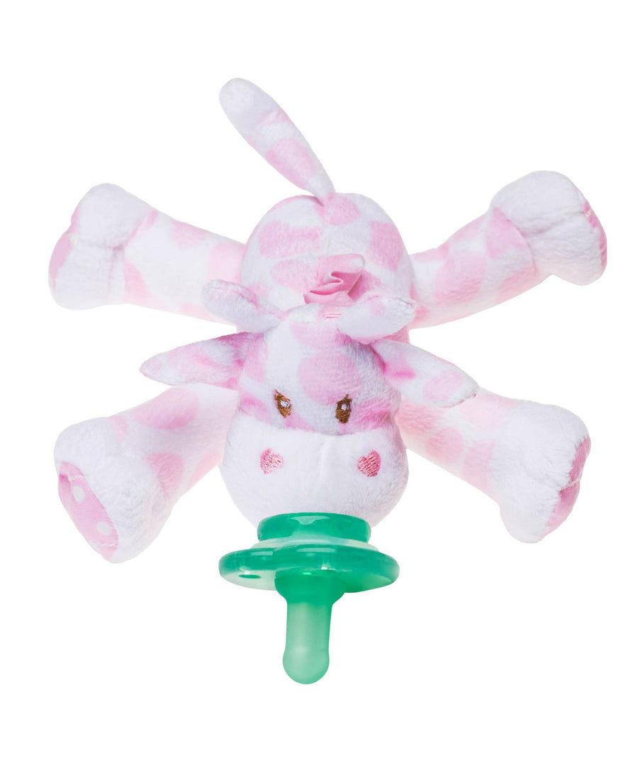 Jaspie Giraffe Paci - Pink and Brown Boutique