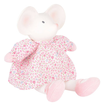 Meiya the Mouse Rubber Head Toy in Pink Dress - Pink and Brown Boutique