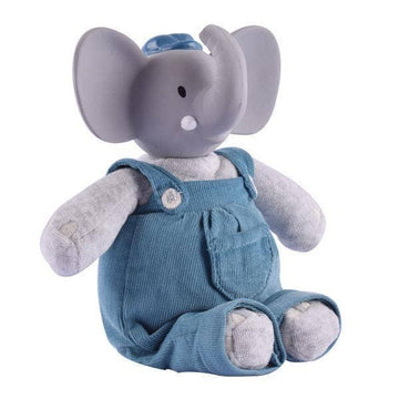 Alvin the Elephant Natural Organic Rubber Head Toy - Pink and Brown Boutique