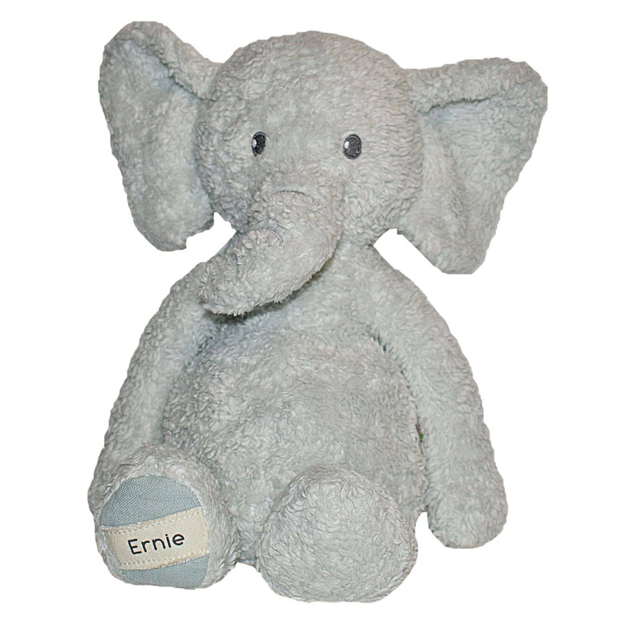 Ernie the Elephant Organic Plush - Pink and Brown Boutique