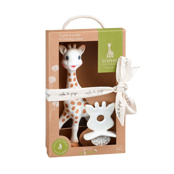 So'Pure Sophie la girafe & chewing rubber - Pink and Brown Boutique