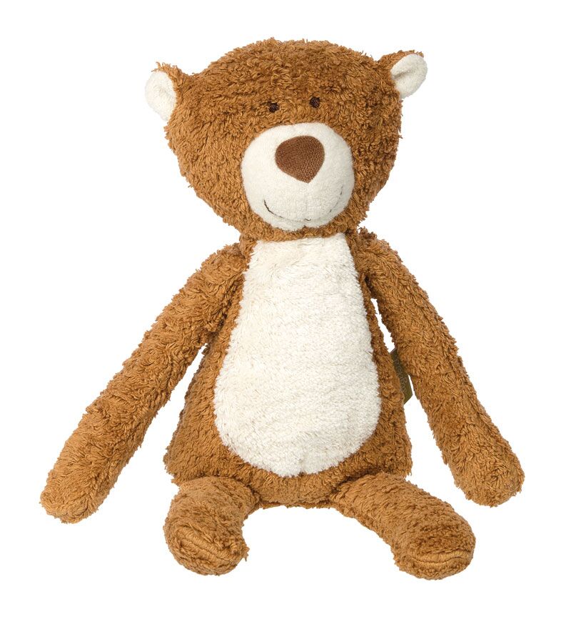 Organic Plush Bear - Pink and Brown Boutique