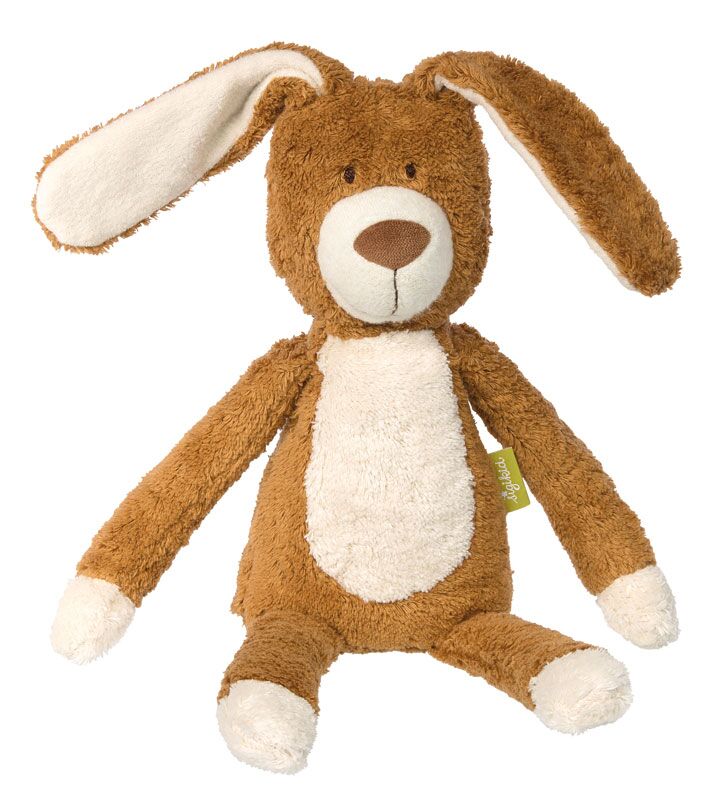 Organic Plush Bunny - Pink and Brown Boutique