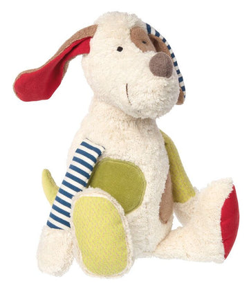 Organic Plush Dog - Pink and Brown Boutique