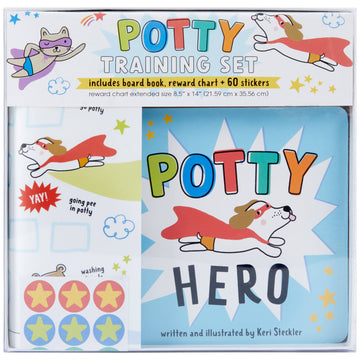 POTTY HERO BOY - Pink and Brown Boutique