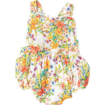 Garden Joy Sunsuit - Pink and Brown Boutique