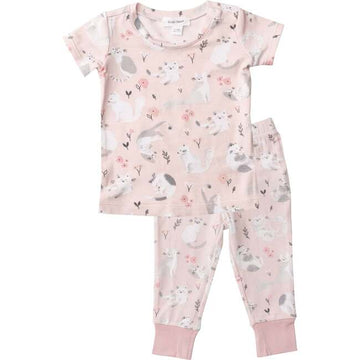 pretty kittens bamboo pajamas - Pink and Brown Boutique