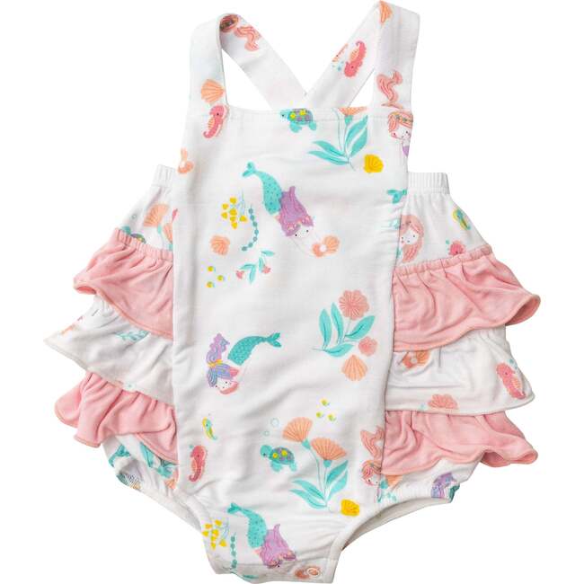 mermaids sunsuit bamboo - Pink and Brown Boutique