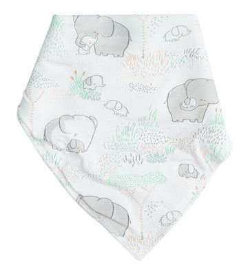 grey elephant bandana bib - Pink and Brown Boutique