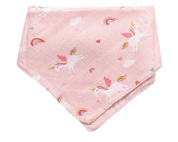 unicorns bandana bib - Pink and Brown Boutique