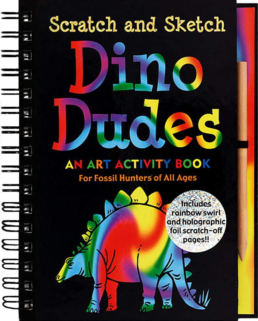 dino dudes scratch and sketch - Pink and Brown Boutique