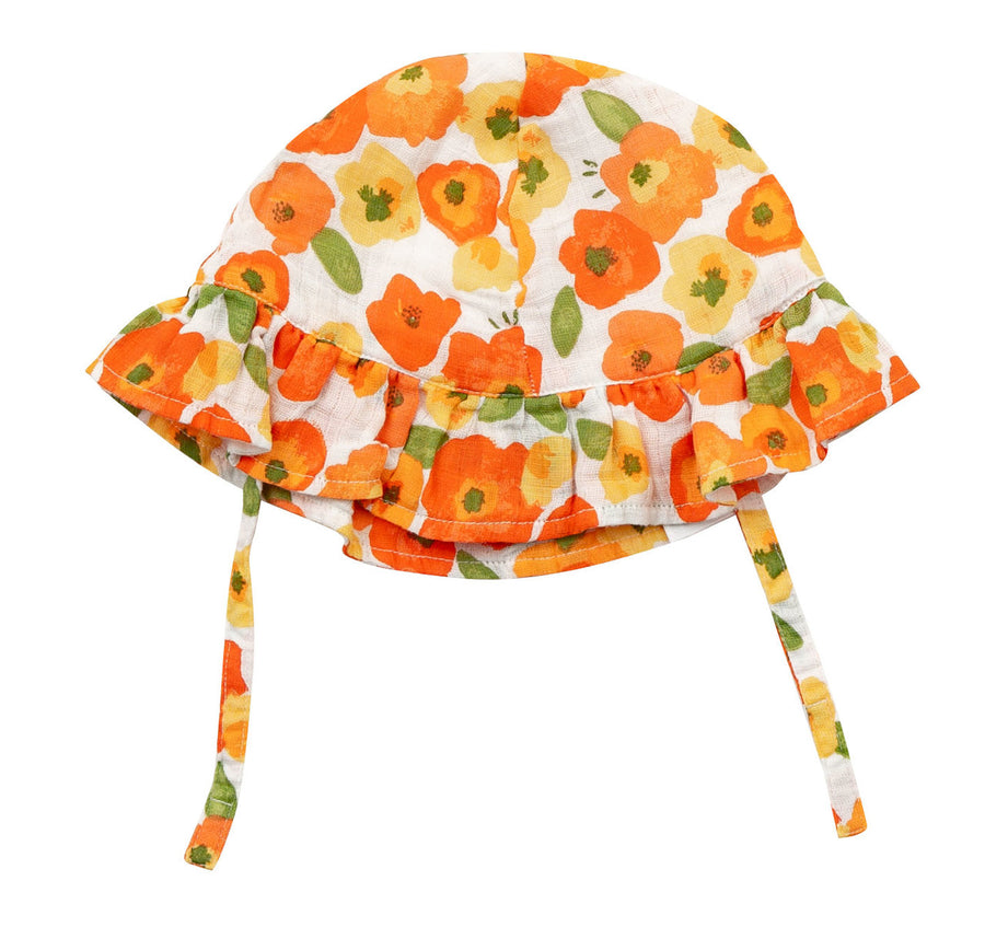 poppies sunhat - Pink and Brown Boutique
