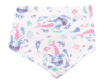 mermaid bandana bib - Pink and Brown Boutique