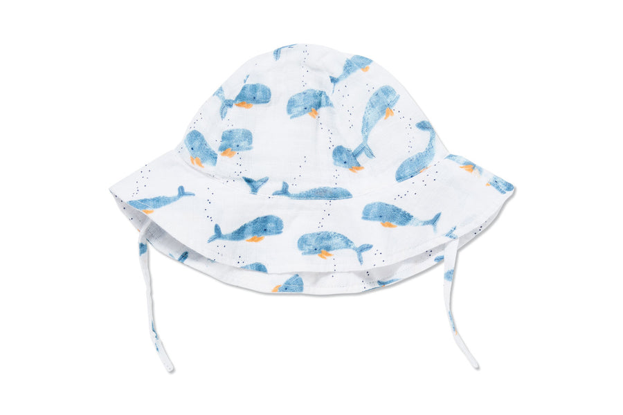 baby whale sunhat - Pink and Brown Boutique
