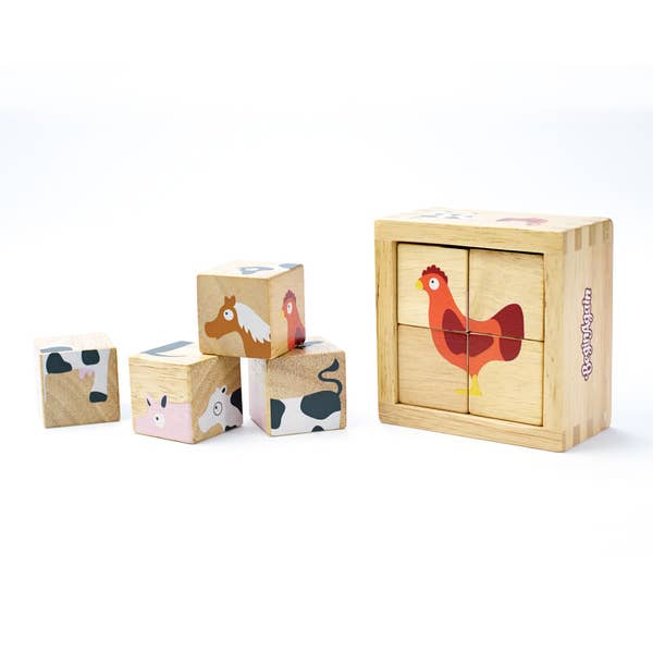 farm animal buddy blocks - Pink and Brown Boutique