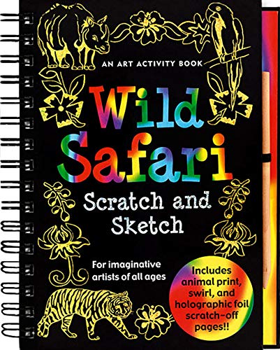 wild safari scratch and sketch - Pink and Brown Boutique