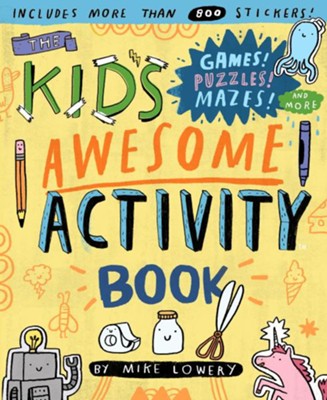 kids awesome activity book - Pink and Brown Boutique