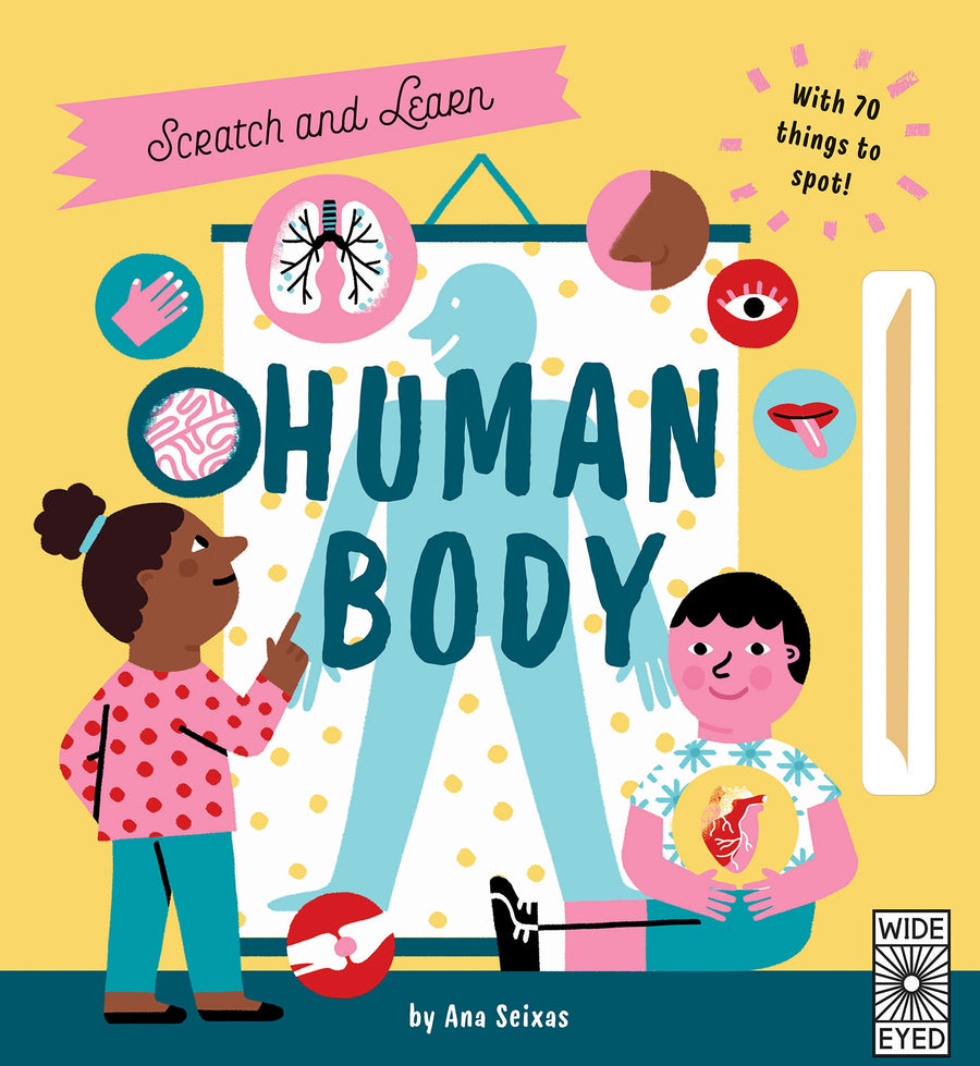 scratch and learn human body - Pink and Brown Boutique