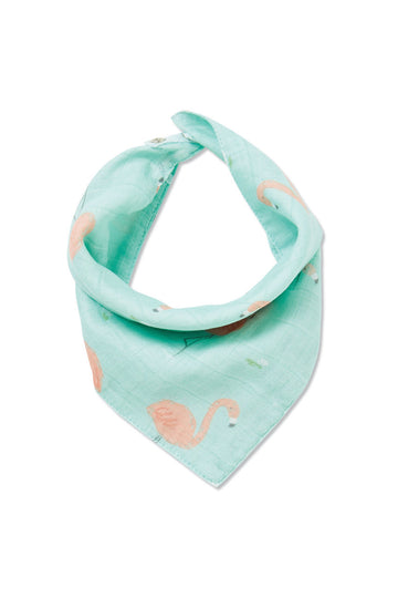 flamingo bandana bib - Pink and Brown Boutique