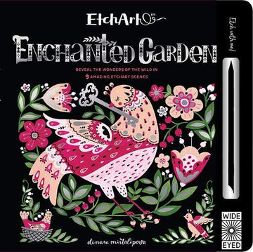 enchanted garden etch art - Pink and Brown Boutique