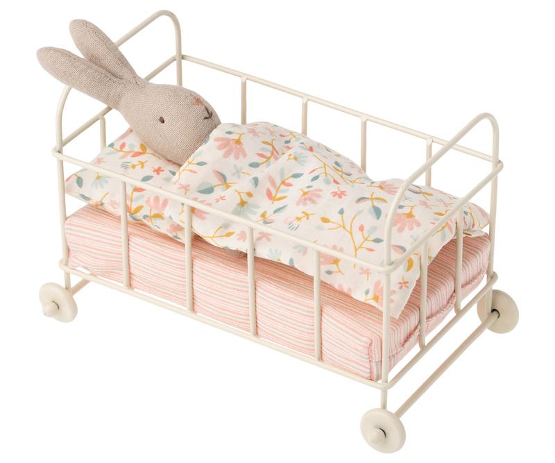 baby metal cot - Pink and Brown Boutique