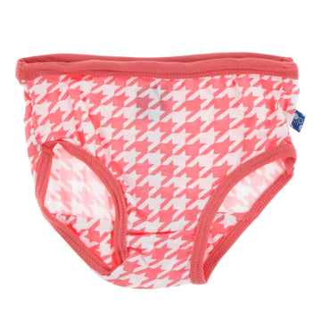 bamboo underwear in rose houndstooth - Pink and Brown Boutique
