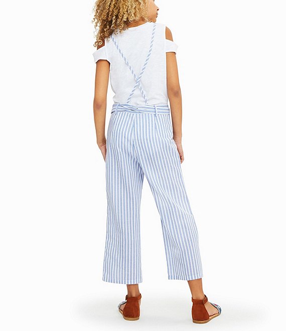 stripe overall jumpsuit - Pink and Brown Boutique