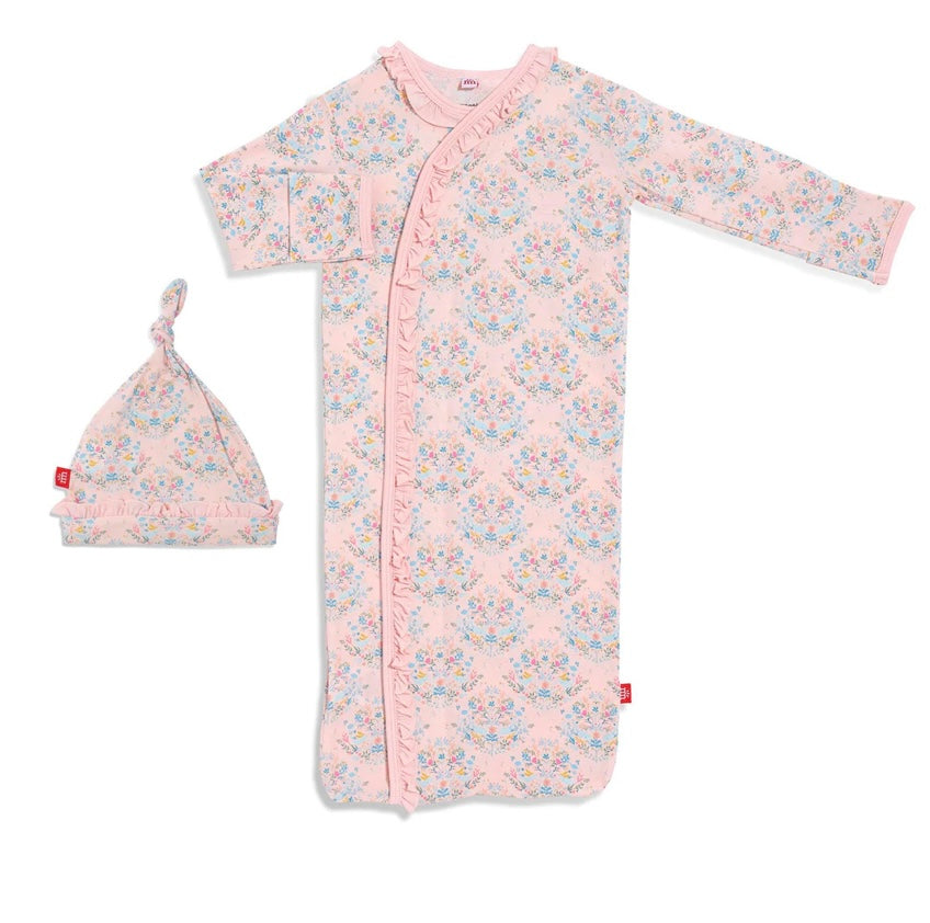fleur de sea Magnetic Gown - Pink and Brown Boutique
