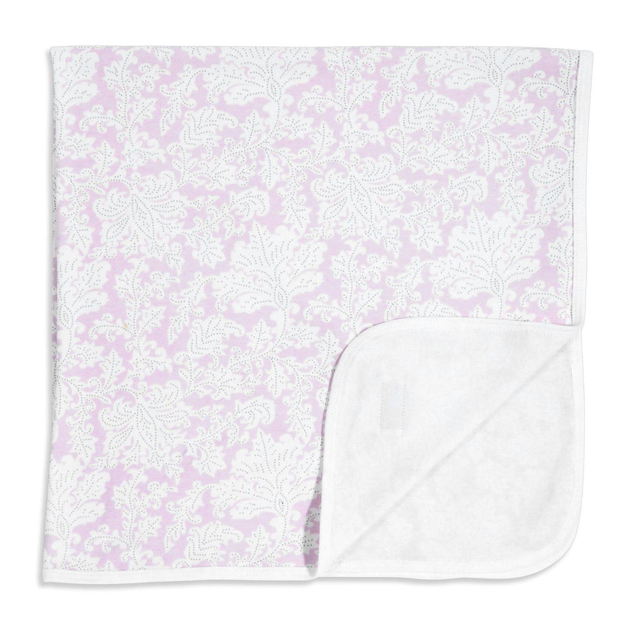 floral organic cotton swaddle blanket - Pink and Brown Boutique