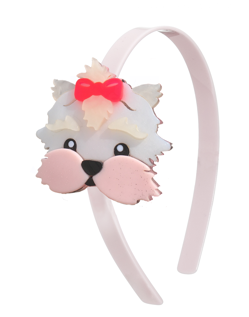 cute pup headband - Pink and Brown Boutique