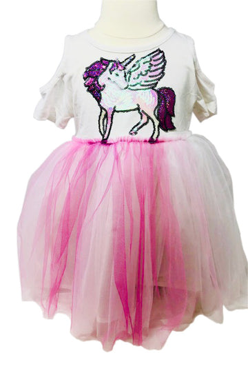 unicorn rainbow dress - Pink and Brown Boutique