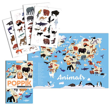 animals of the ocean sticker puzzle - Pink and Brown Boutique