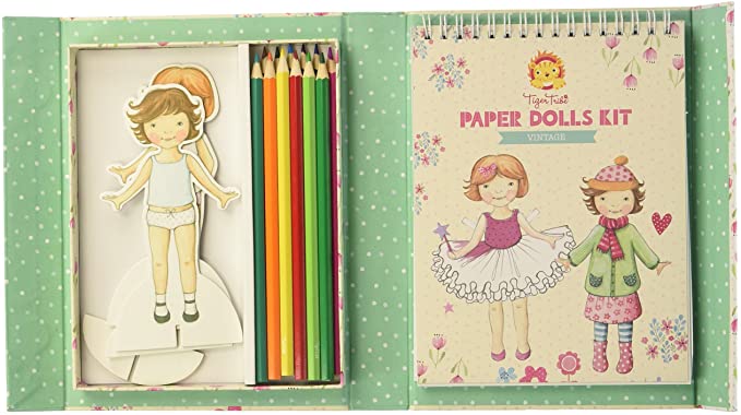 paper dolls kit vintage - Pink and Brown Boutique