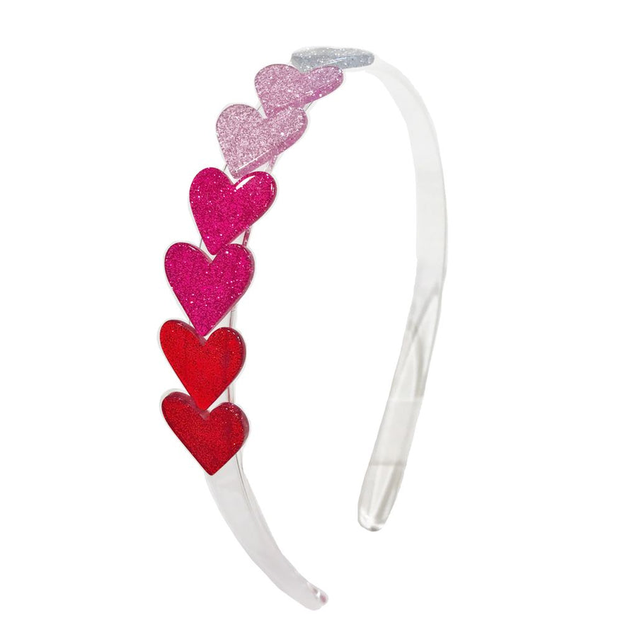 rows of heart headband - Pink and Brown Boutique