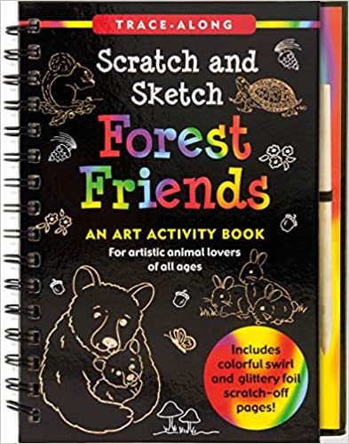 forest friends scratch and sketch - Pink and Brown Boutique