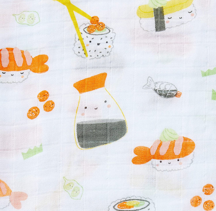 uni sushi swaddle blanket - Pink and Brown Boutique