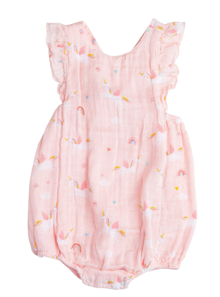 unicorn bubble sunsuit - Pink and Brown Boutique