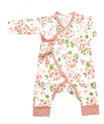 cherry blossom kimono coverall - Pink and Brown Boutique