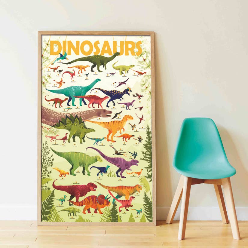dinosaurs discovery sticker puzzle - Pink and Brown Boutique