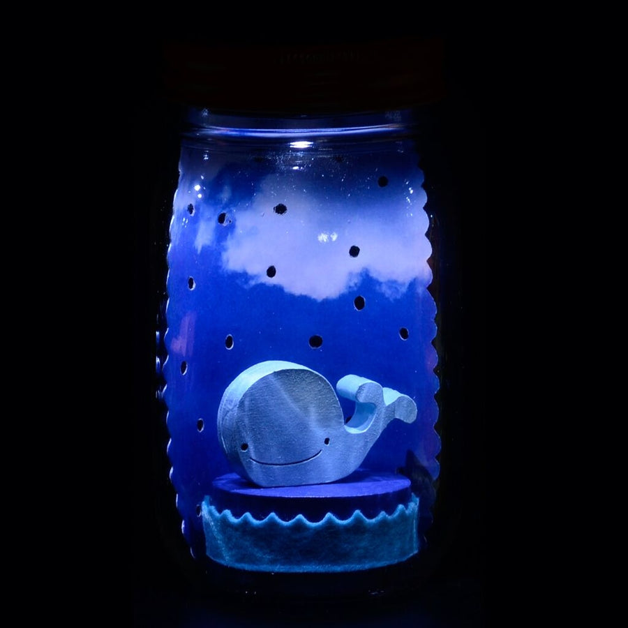 whale mason jar solar light - Pink and Brown Boutique