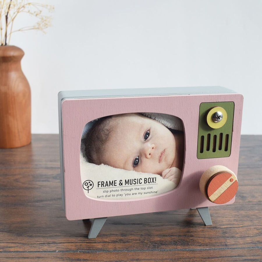 pink retro tv frame and music - Pink and Brown Boutique