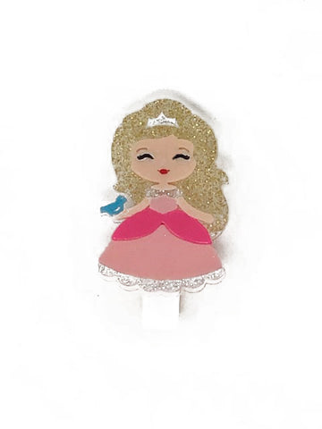 cute princess hair clip - Pink and Brown Boutique