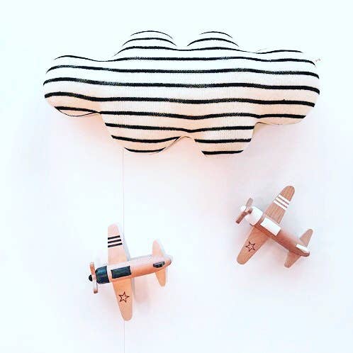 pull-back propeller plane - Pink and Brown Boutique