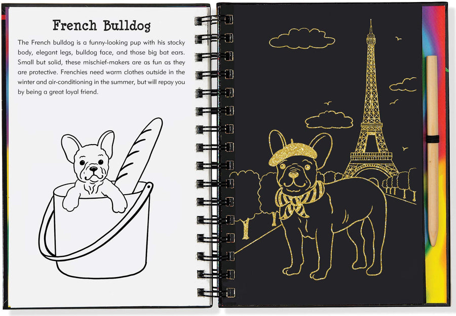 puppies scratch and sketch - Pink and Brown Boutique