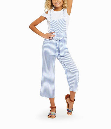 stripe overall jumpsuit - Pink and Brown Boutique