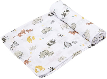 endangered species swaddle blanket - Pink and Brown Boutique