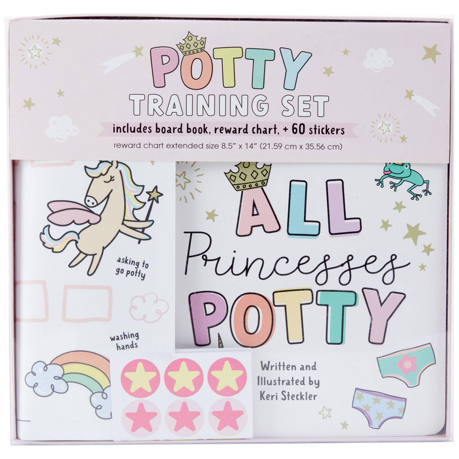 ALL PRINCESS POTTY - Pink and Brown Boutique