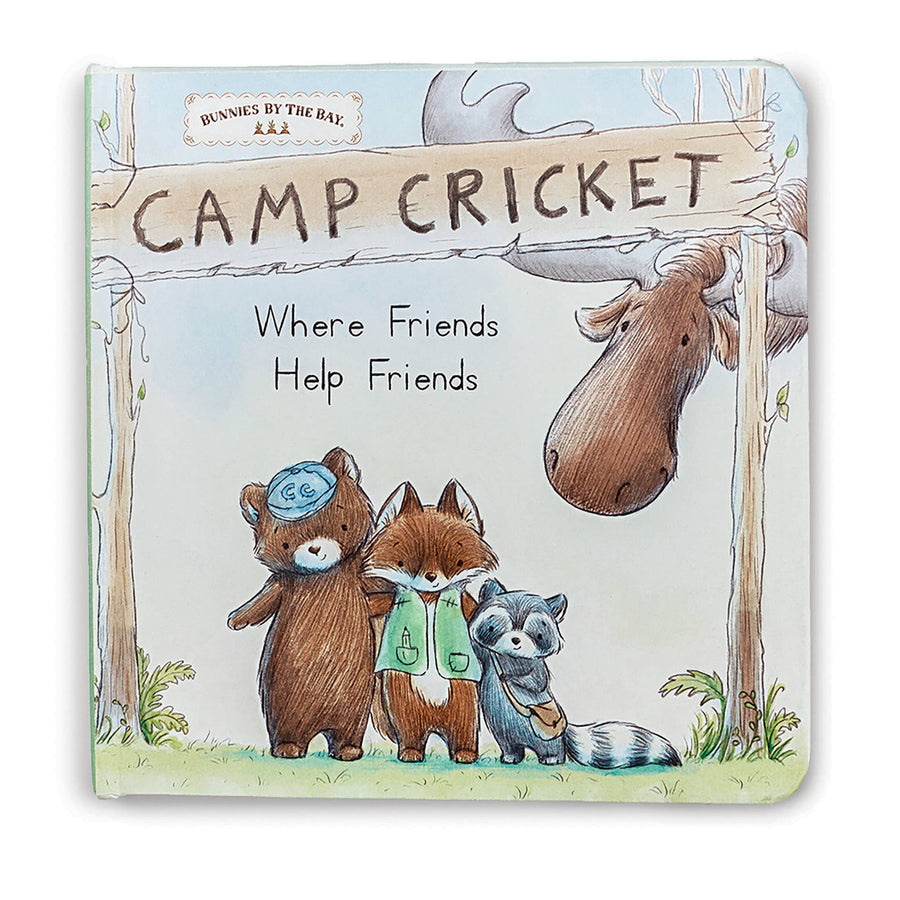 Camp Cricket Board Book - Pink and Brown Boutique