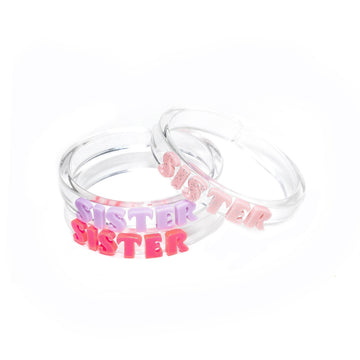 Sisters Bangle Set/3 - Pink and Brown Boutique
